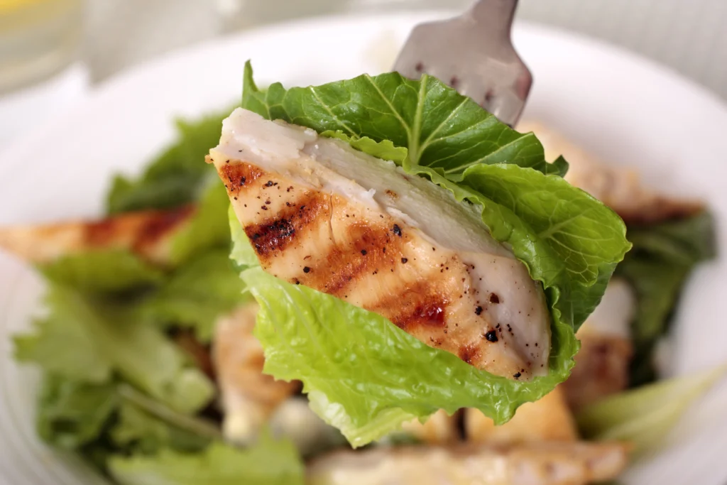 grilled salmon salad