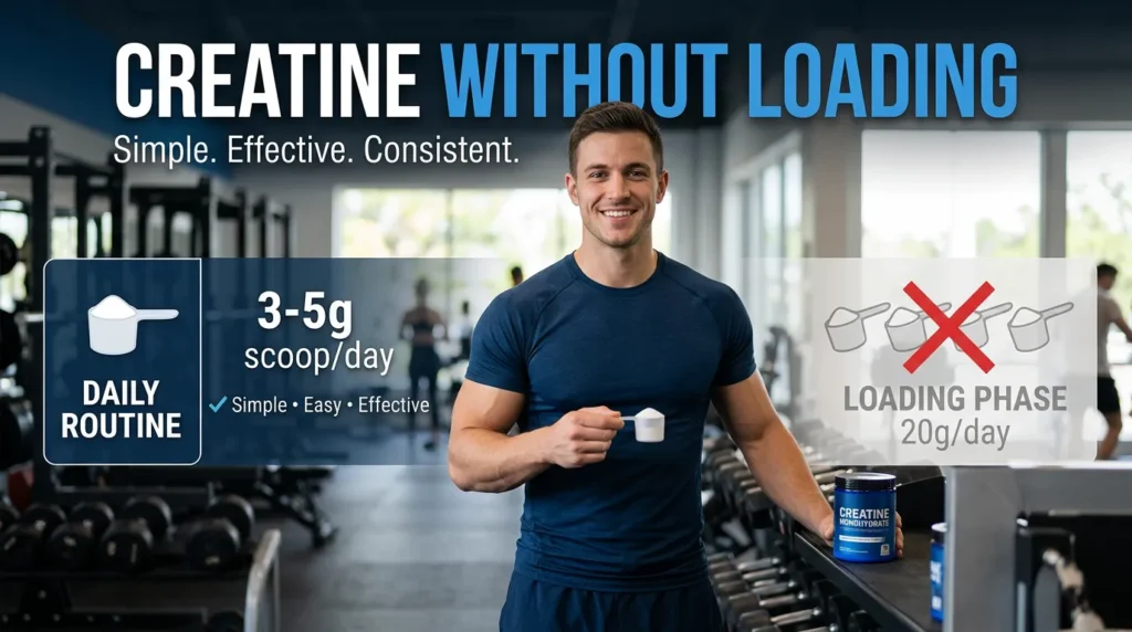 creatine without loading phase